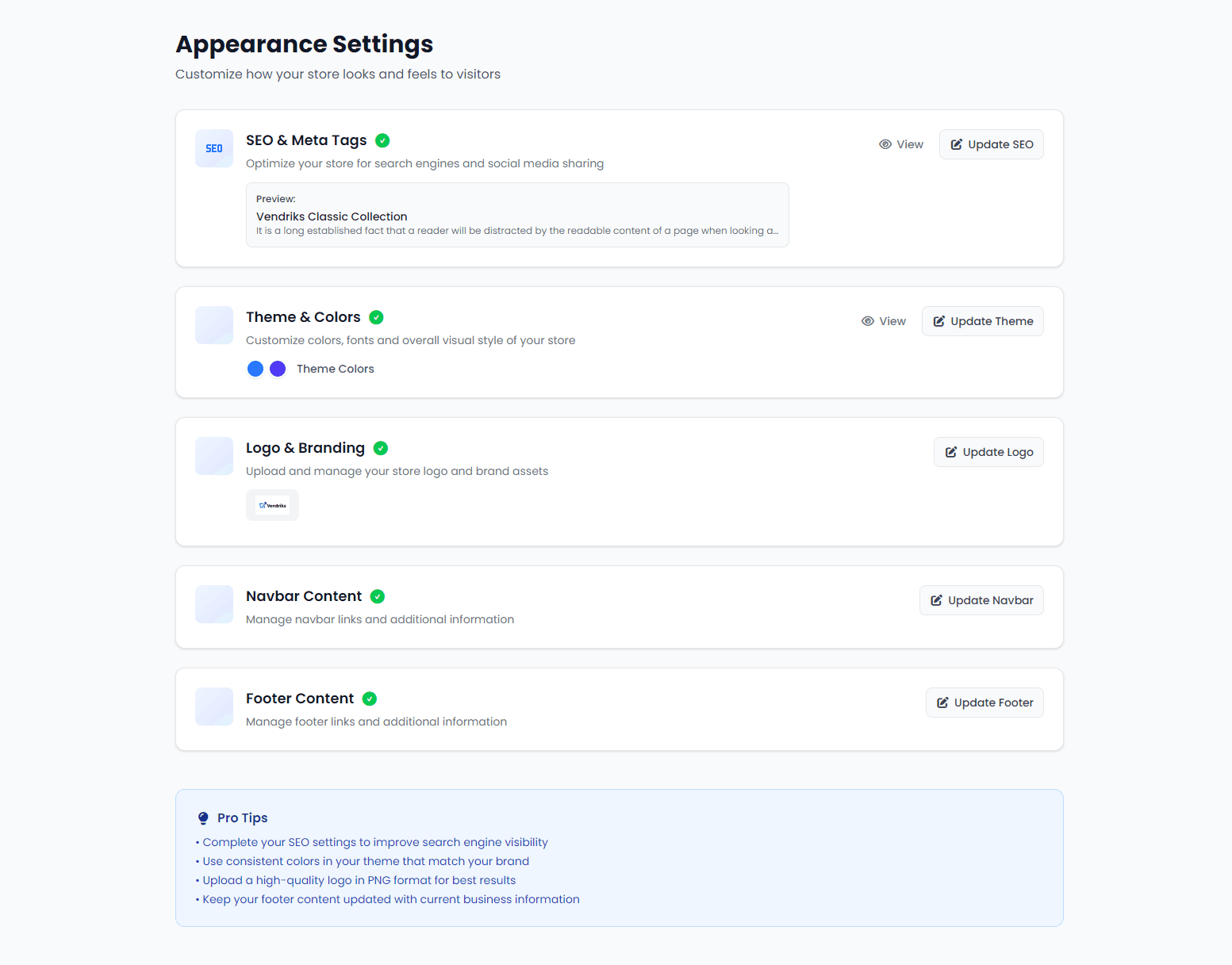 Build your appearance